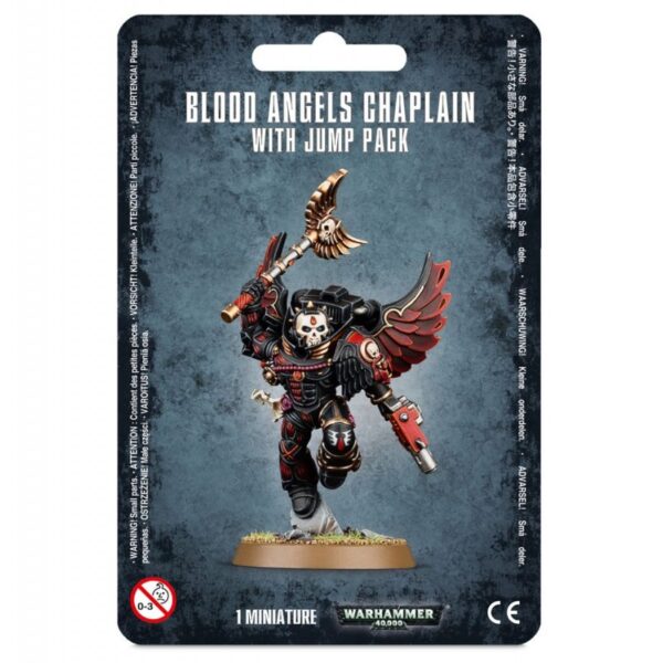 BLOOD ANGELS  CHAPLAIN WITH JUMP PACK