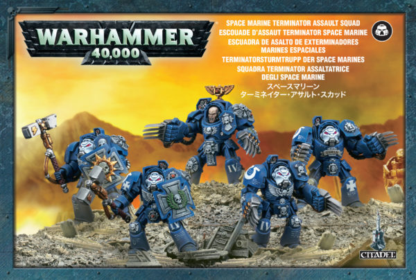 SPACE MARINES  TERMINATOR ASSAULT SQUAD