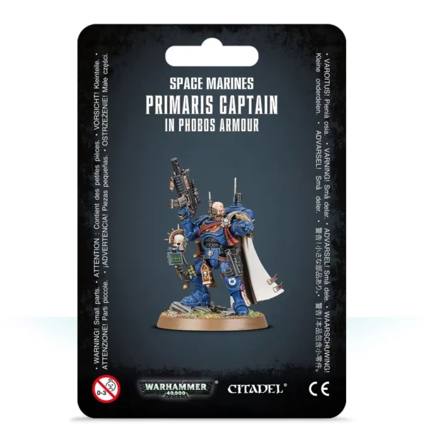 SPACE MARINES  CAPTAIN IN PHOBOS ARMOUR