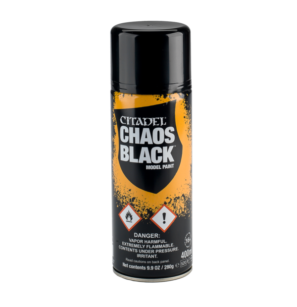 CHAOS BLACK  SPRAY PAINT