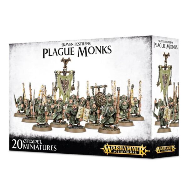 SKAVEN  PESTILENS PLAGUE MONKS