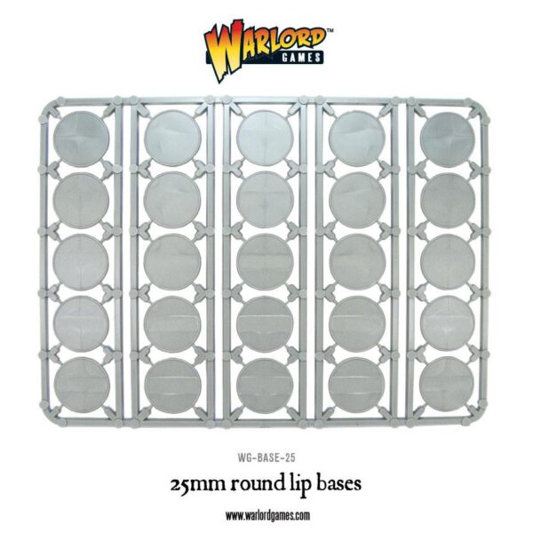 Bag of 25mm  Round Bases