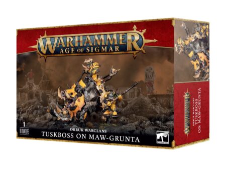 ORRUK  WARCLANS: TUSKBOSS ON MAW-GRUNTA