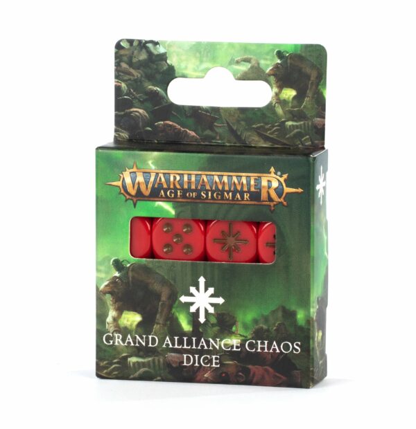 AGE OF  SIGMAR: GRAND ALLIANCE CHAOS DICE
