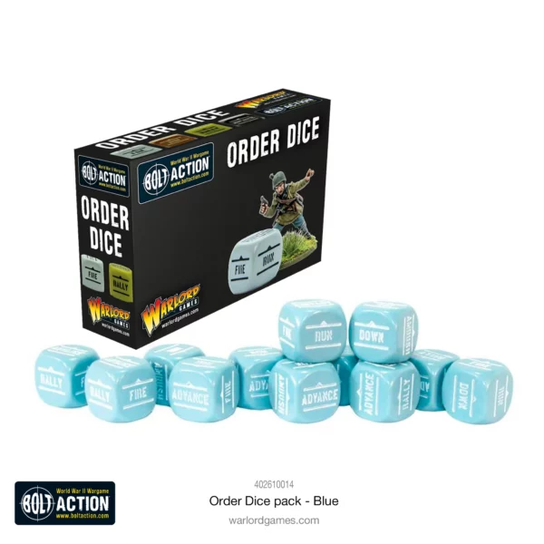 Bolt Action:  Orders Dice Pack - Blue
